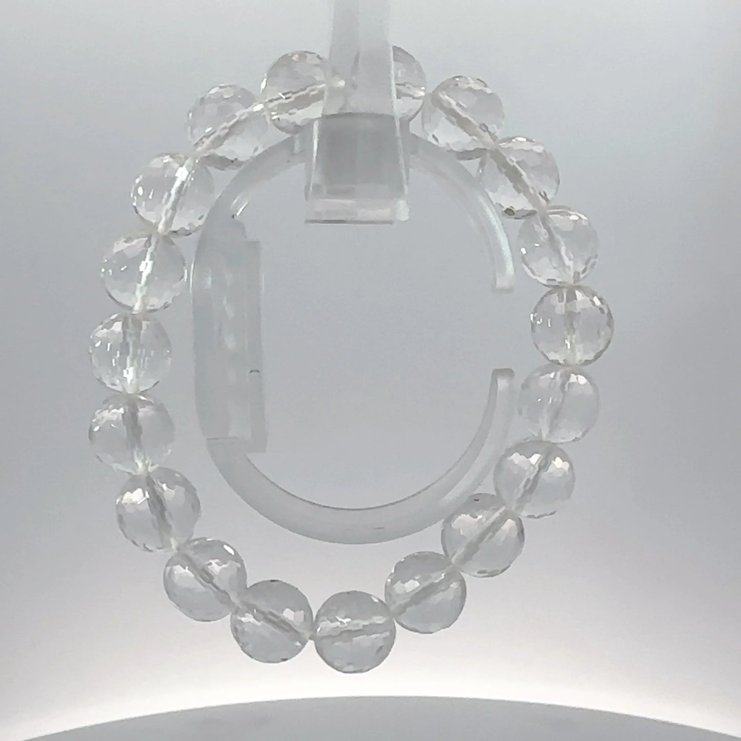 Natural Crystal Diamond Cutting Gemstone Bracelet – Pure Elegance with High Vibrations