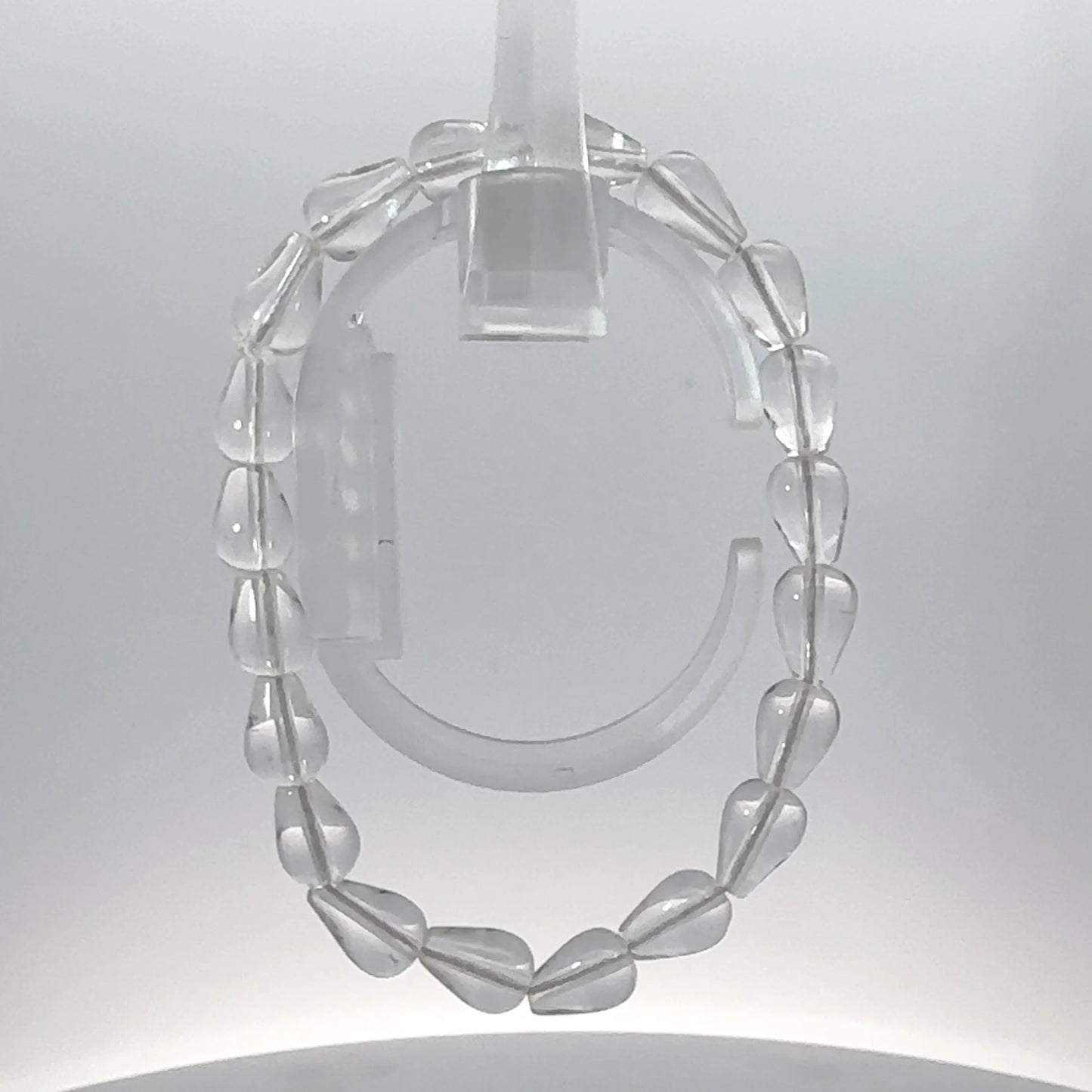 Natural Crystal Drop Shape Bracelet – Elegance, Energy & Inner Clarity