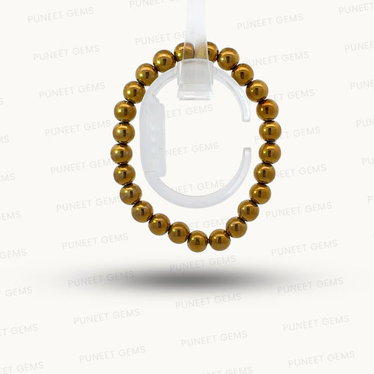 Natural Golden Pyrite Bracelet – Protection, Confidence & Manifestation Power