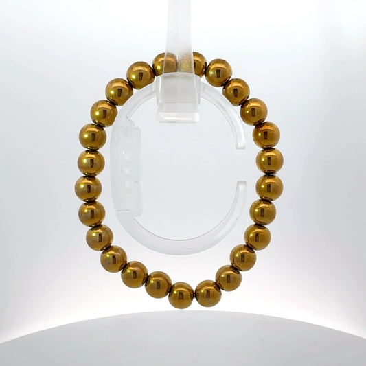 Natural Golden Pyrite Bracelet – Protection, Confidence & Manifestation Power
