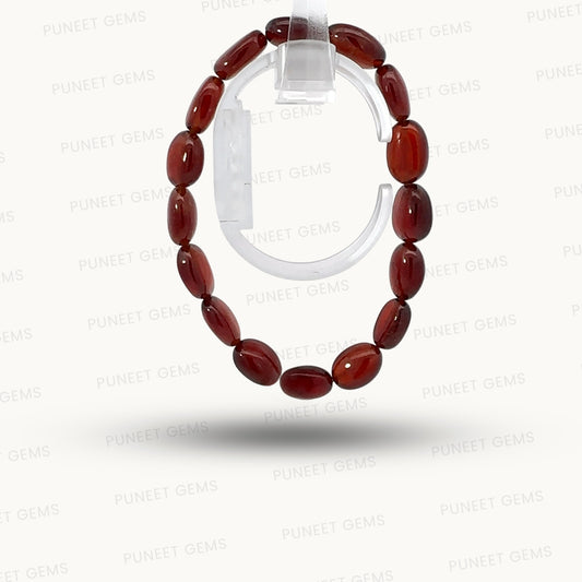 Natural Gomed (Hessonite Garnet) Bracelet – Rahu Protection, Clarity & Power