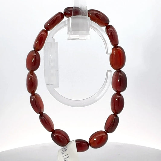 Natural Gomed (Hessonite Garnet) Bracelet – Rahu Protection, Clarity & Power