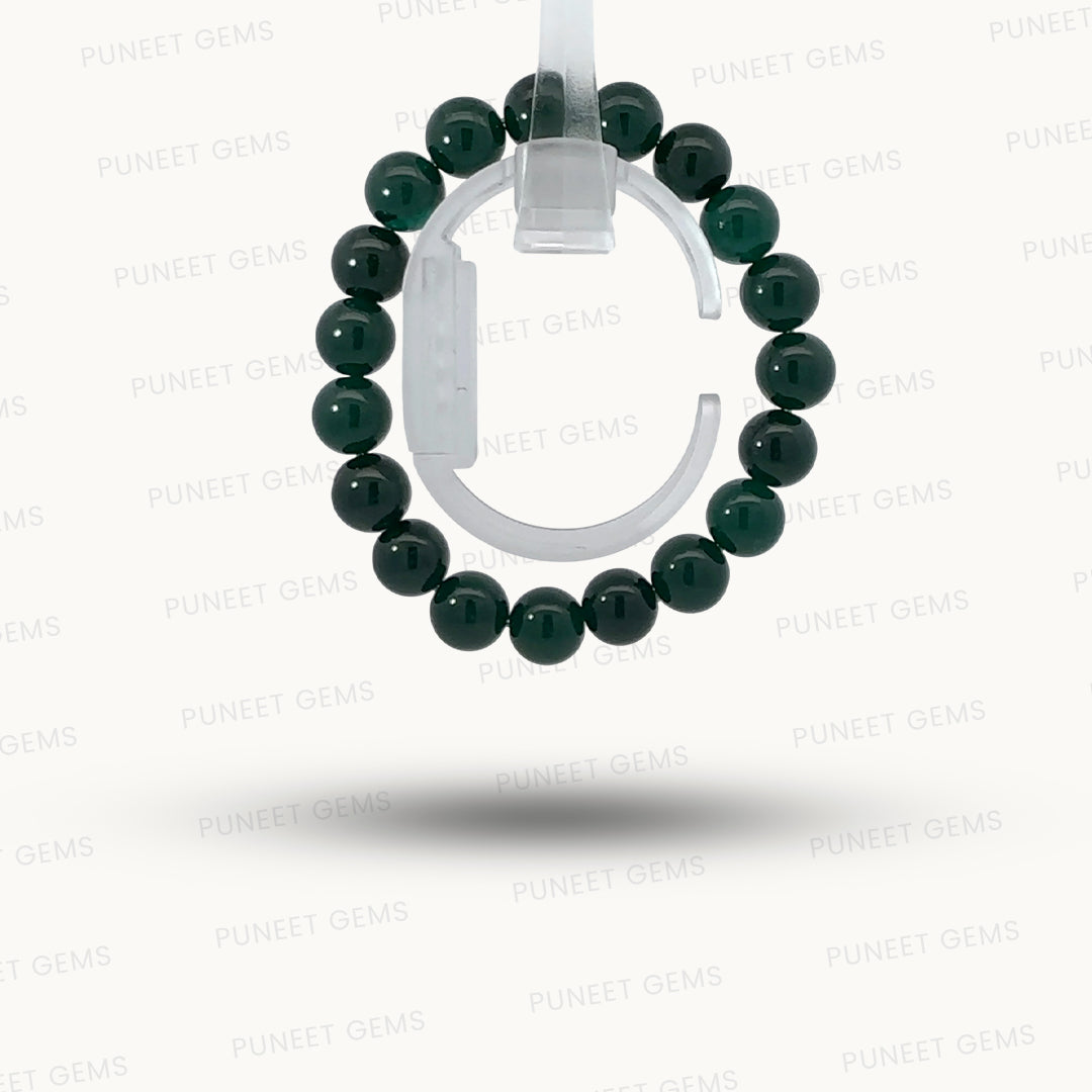 Natural Green Aventurine Dark Bracelet – Prosperity, Healing & Vitality