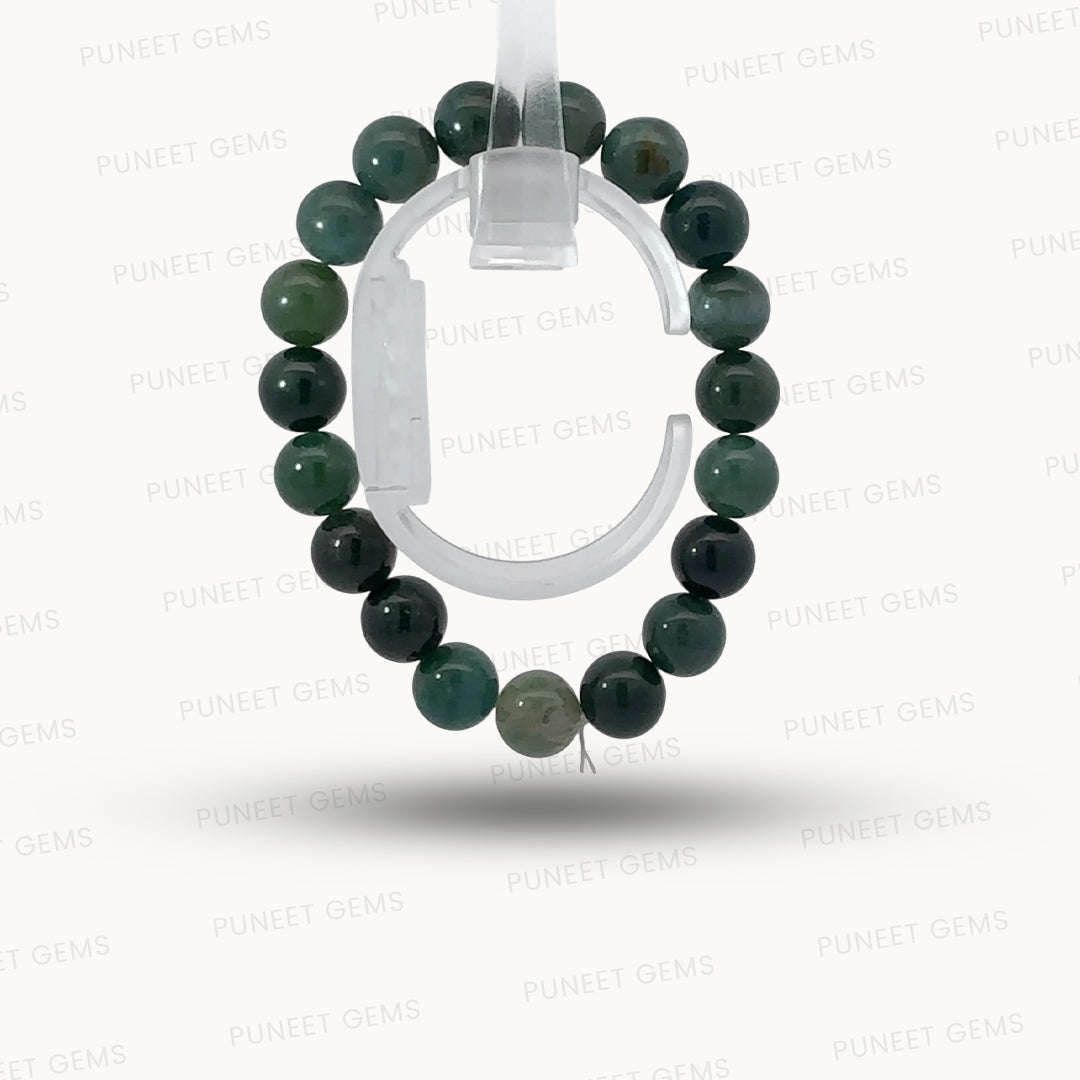 Natural Green Jade Bracelet – Harmony, Prosperity & Timeless Elegance