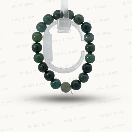 Natural Green Jade Bracelet – Harmony, Prosperity & Timeless Elegance