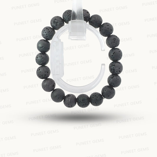 Natural Lava Stone Bracelet – Strength, Grounding & Raw Energy