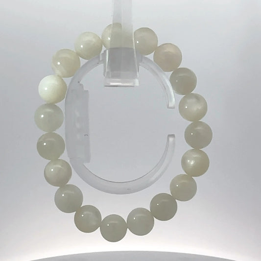 Natural Moonstone Bracelet – Intuition, Feminine Energy & Emotional Balance