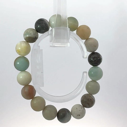 Natural Multi Amazonite Bracelet – Balance, Serenity & Inner Harmony