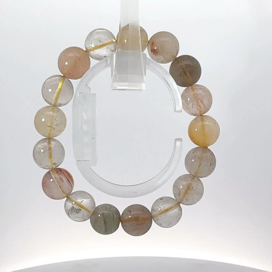 Natural Multi Quartz Gemstone Bracelet – Balance, Beauty & Vibrant Energy