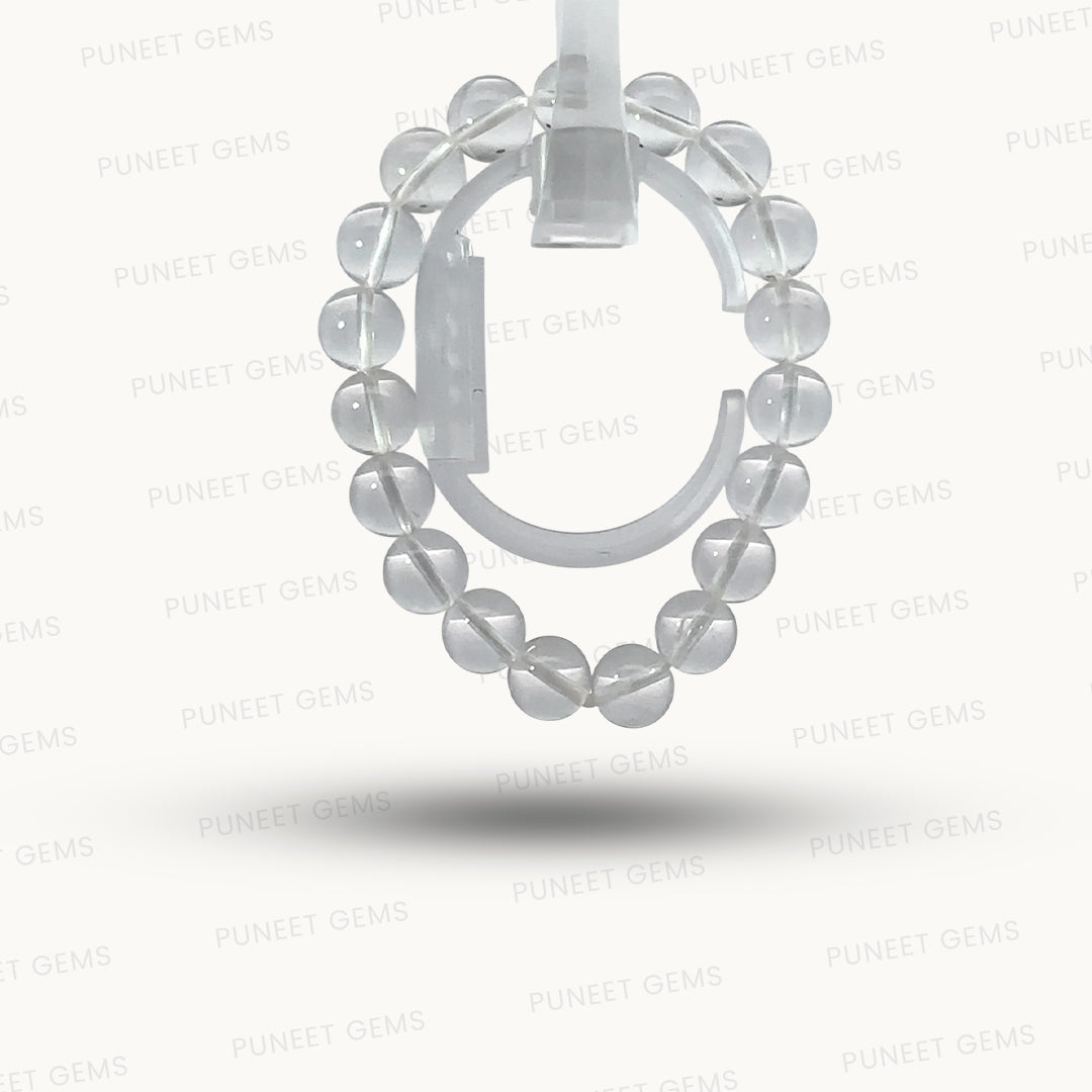 Natural Plain Crystal Bracelet – Pure Energy & Clarity