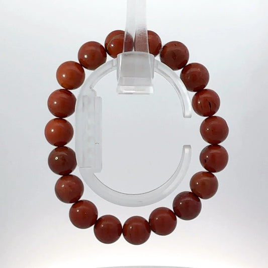 Natural Red Jasper Bracelet – Strength, Stability & Vitality