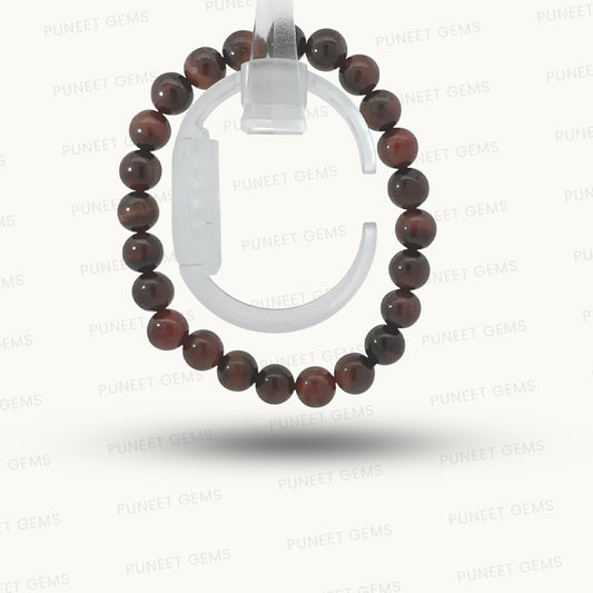 Natural Red Tiger Eye Bracelet – Passion, Confidence & Grounded Energy