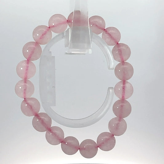 Natural Rose Quartz Bracelet – Embrace Love, Healing & Inner Peace