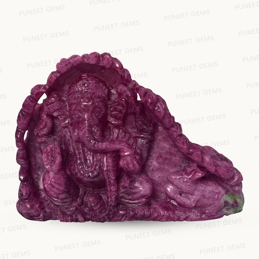 Natural Ruby Ganesh Figure 1190.01 CT