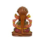 Natural Ruby Ganesh with Gold Polish – Handcrafted Spiritual Elegance 7.271 kg