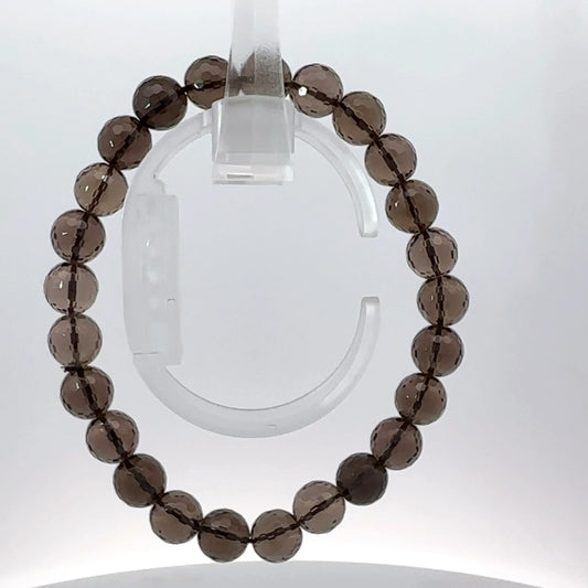 Natural Smoky Quartz Bracelet – Grounding, Detox & Emotional Clarity