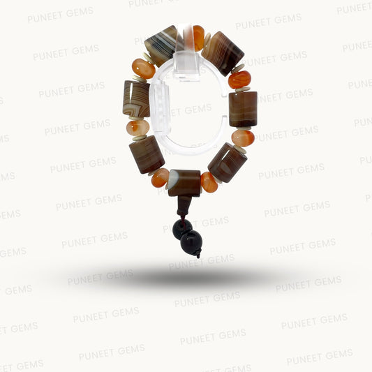 Natural Sulemani Agate Bracelet – Grounding, Protection & Spiritual Strength