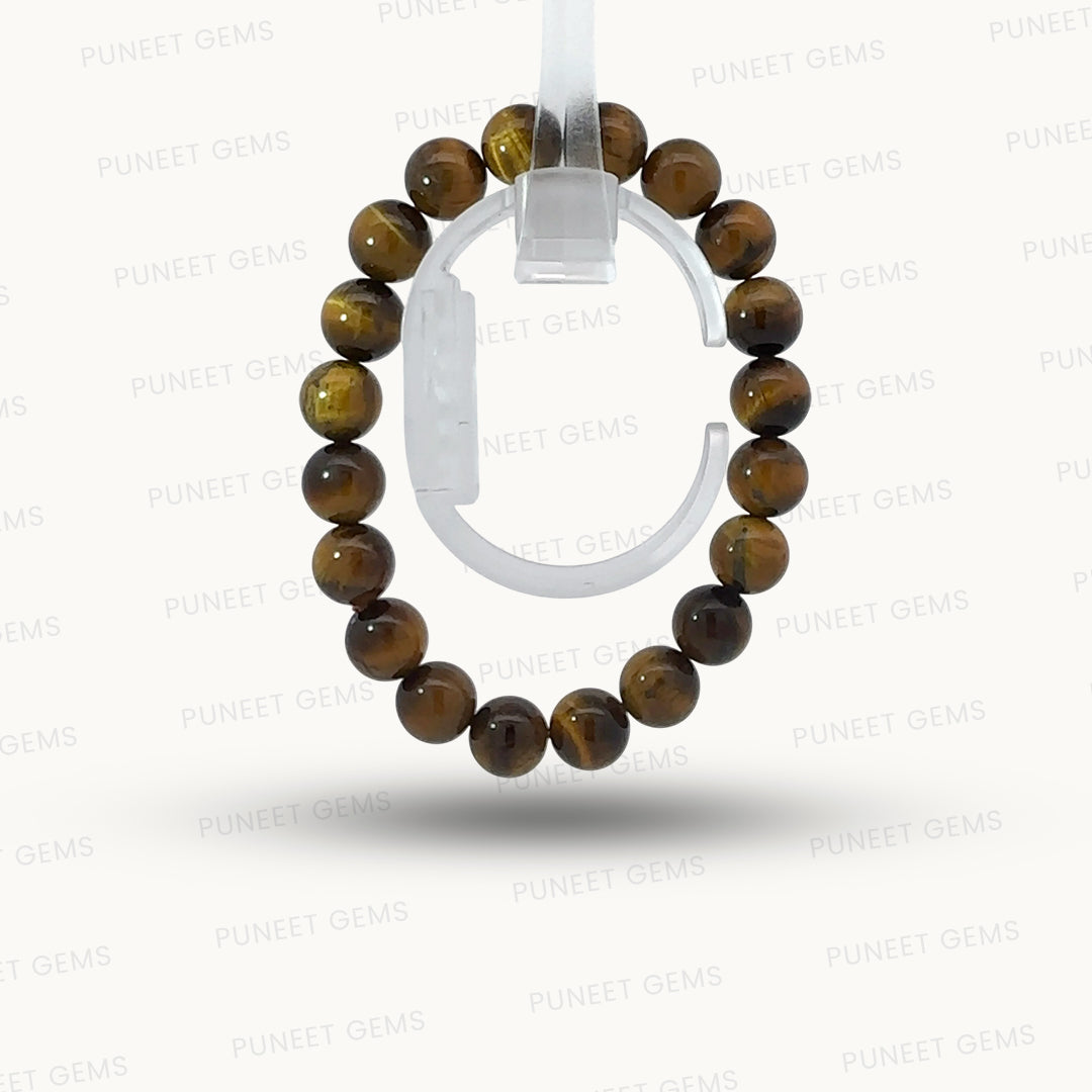 Natural Tiger Eye Bracelet – Confidence, Courage & Grounding Energy