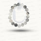 Natural Tourmalinated Quartz Bracelet – Protection, Clarity & Energy Balance