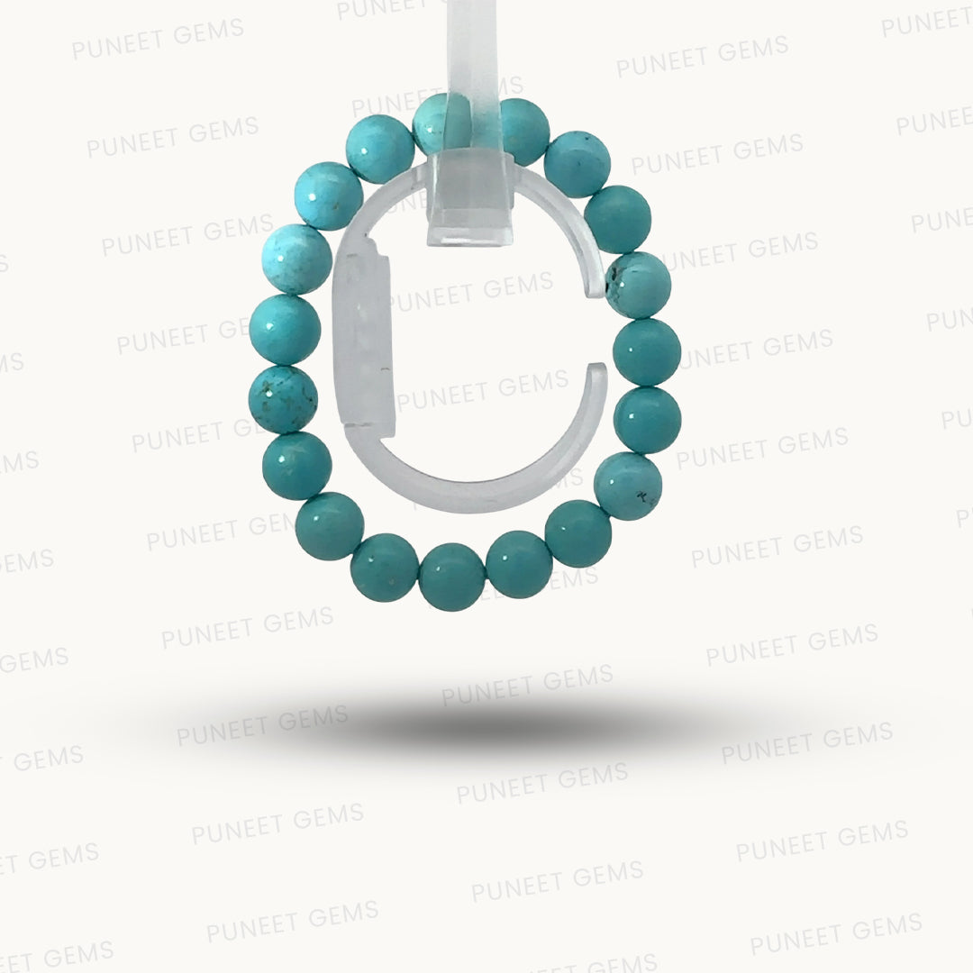 Natural Turquoise Bracelet – Healing, Protection & Timeless Beauty