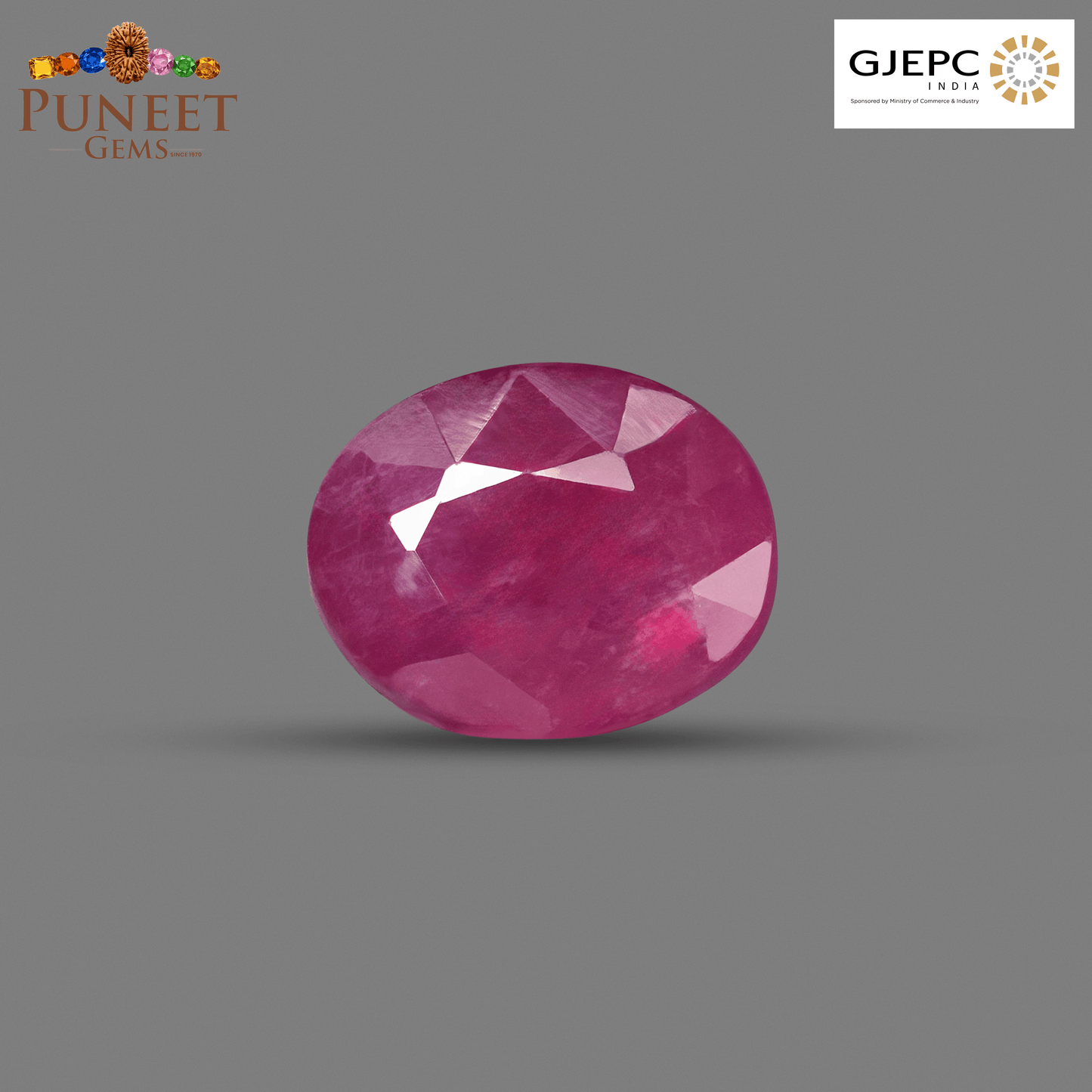 Natural Mozambique Ruby 3.48 Ct Certified