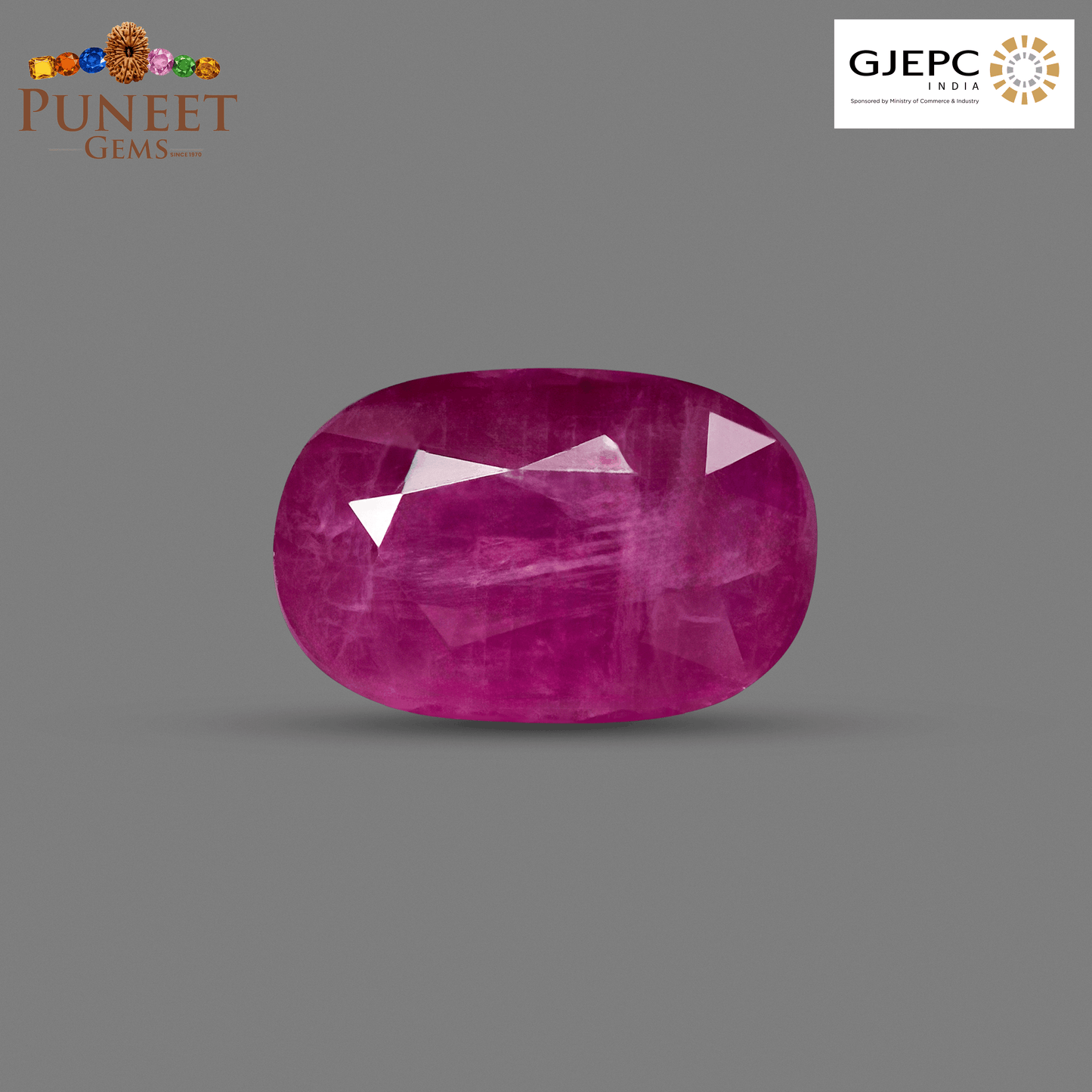 Natural Mozambique Ruby 3.55 Ct Certified
