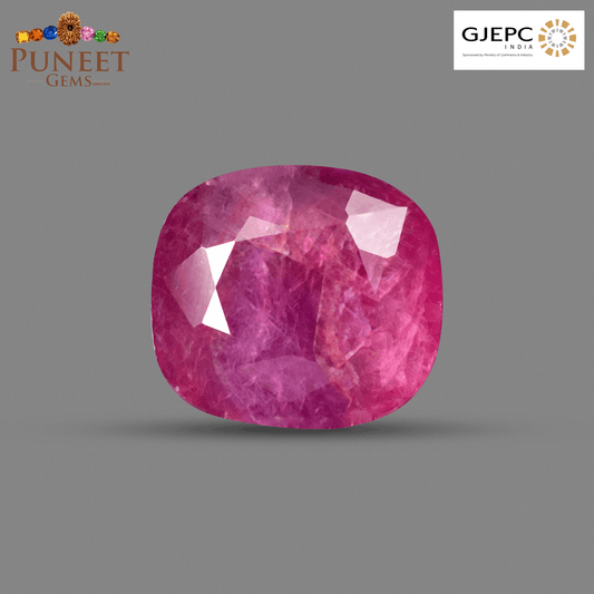 Natural Mozambique Ruby 4.46 Ct Certified
