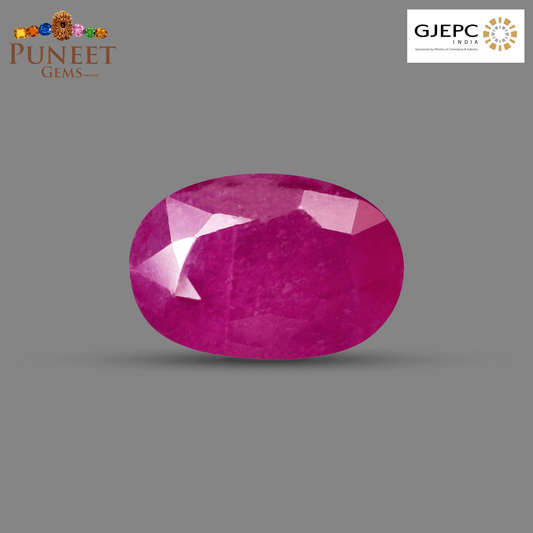 Natural Mozambique Ruby 5.37 Ct Certified