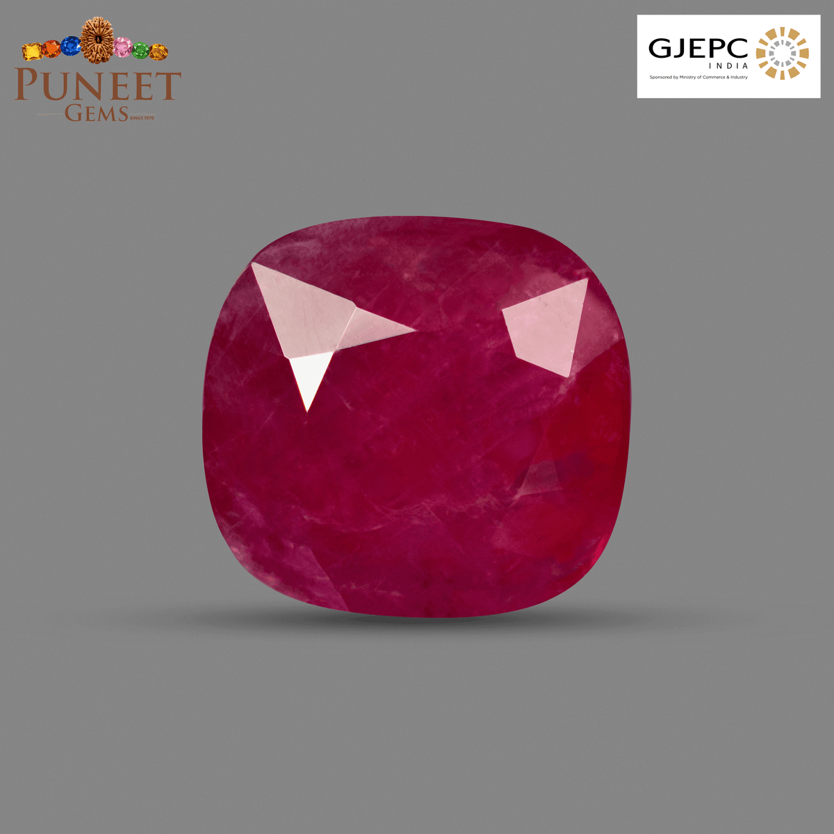 Natural Mozambique Ruby 3.72 Ct Certified