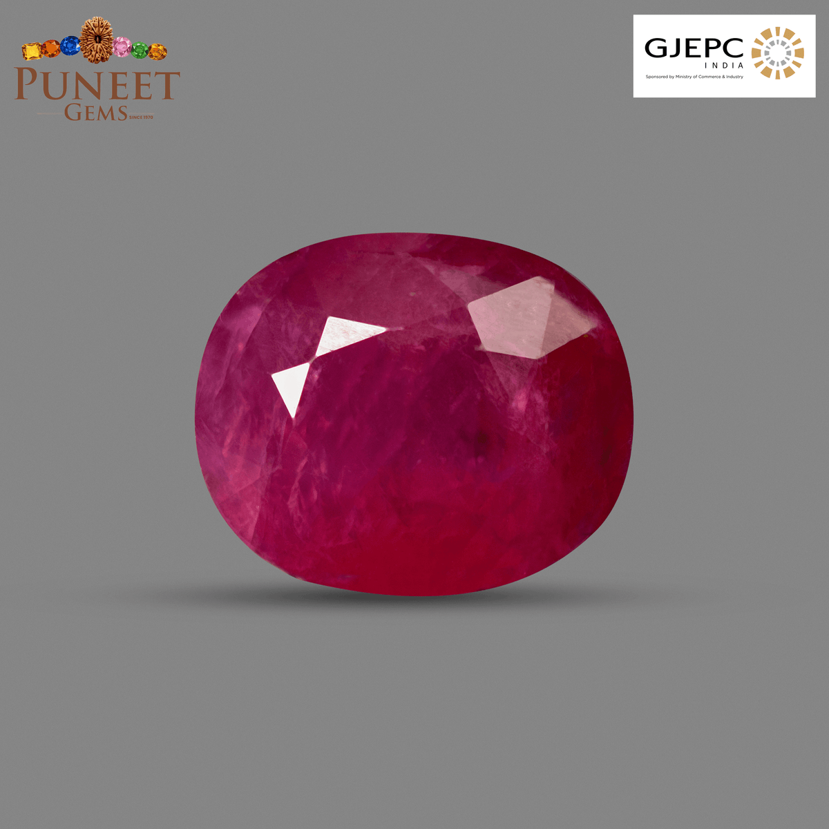 Natural Mozambique Ruby 3.76 Ct Certified