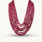 Ruby Madiya Mala – 8 Line 1363.85 CT