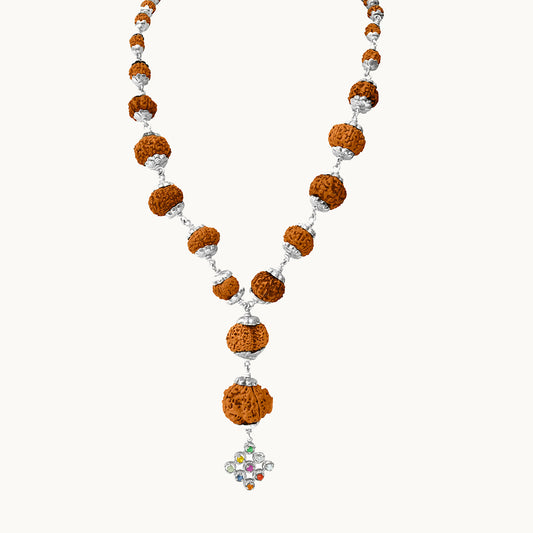 Silver Sidh Rudraksha Mala – Indonesian Origin