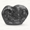 Shaligram Vishnu Ji & Laxmi Ji with Sudarshan Chakra Figure