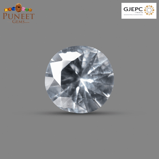 Natural White Sapphire 0.98 Ct – Certified Gemstone