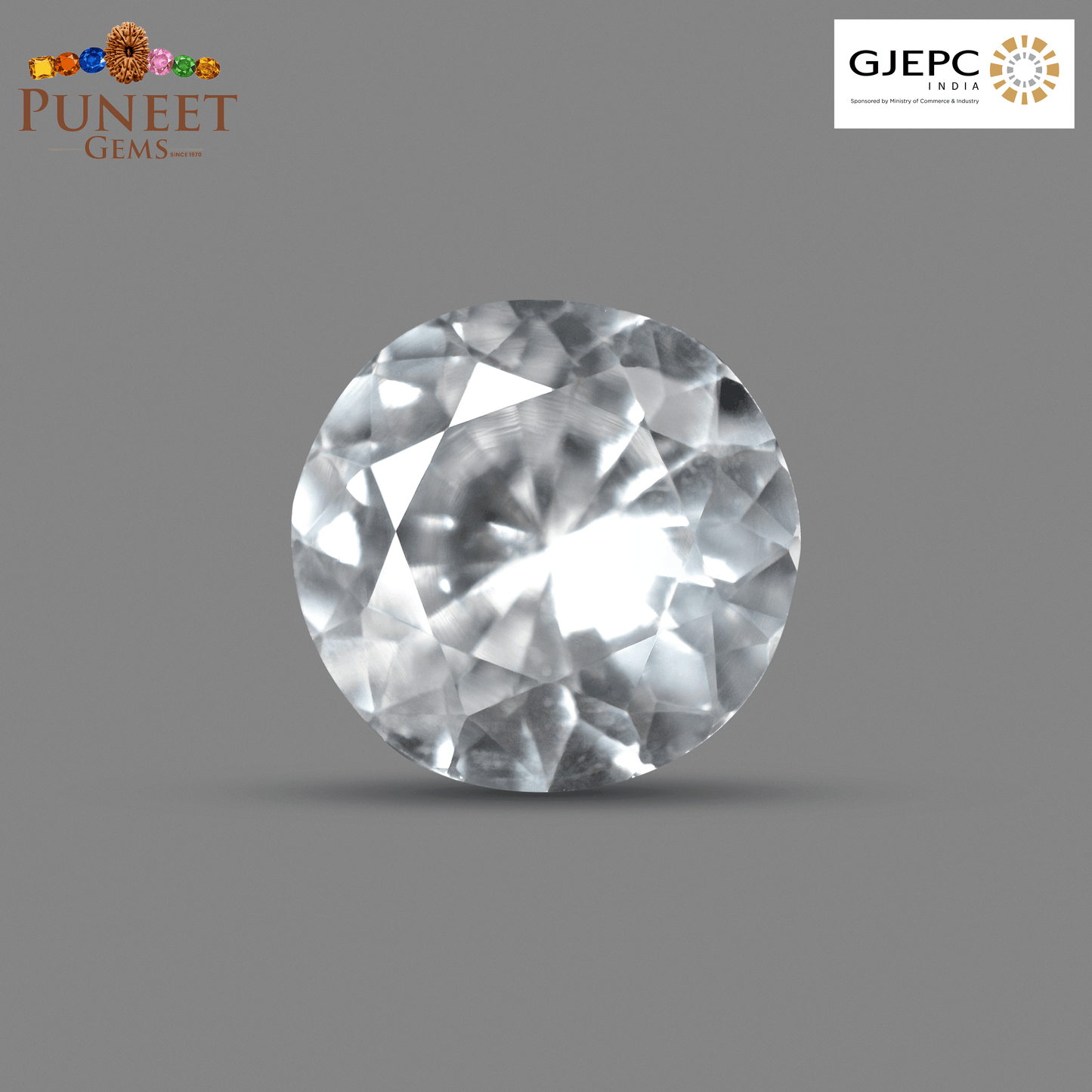 Natural White Sapphire 1.53 Ct – Certified Gemstone