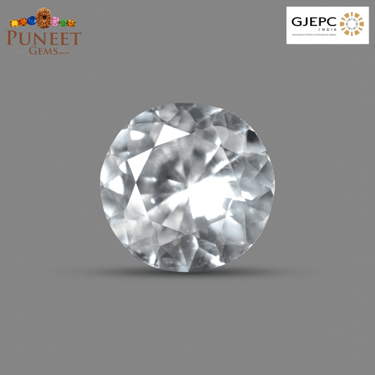 Natural White Sapphire 1.53 Ct – Certified Gemstone