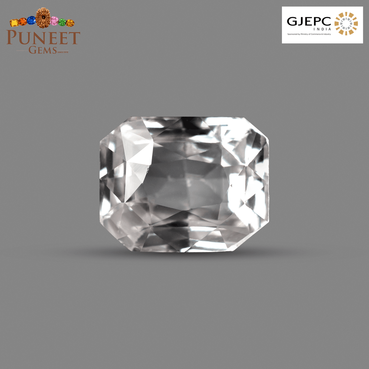 Natural White Sapphire 2.01 Ct – Certified Gemstone
