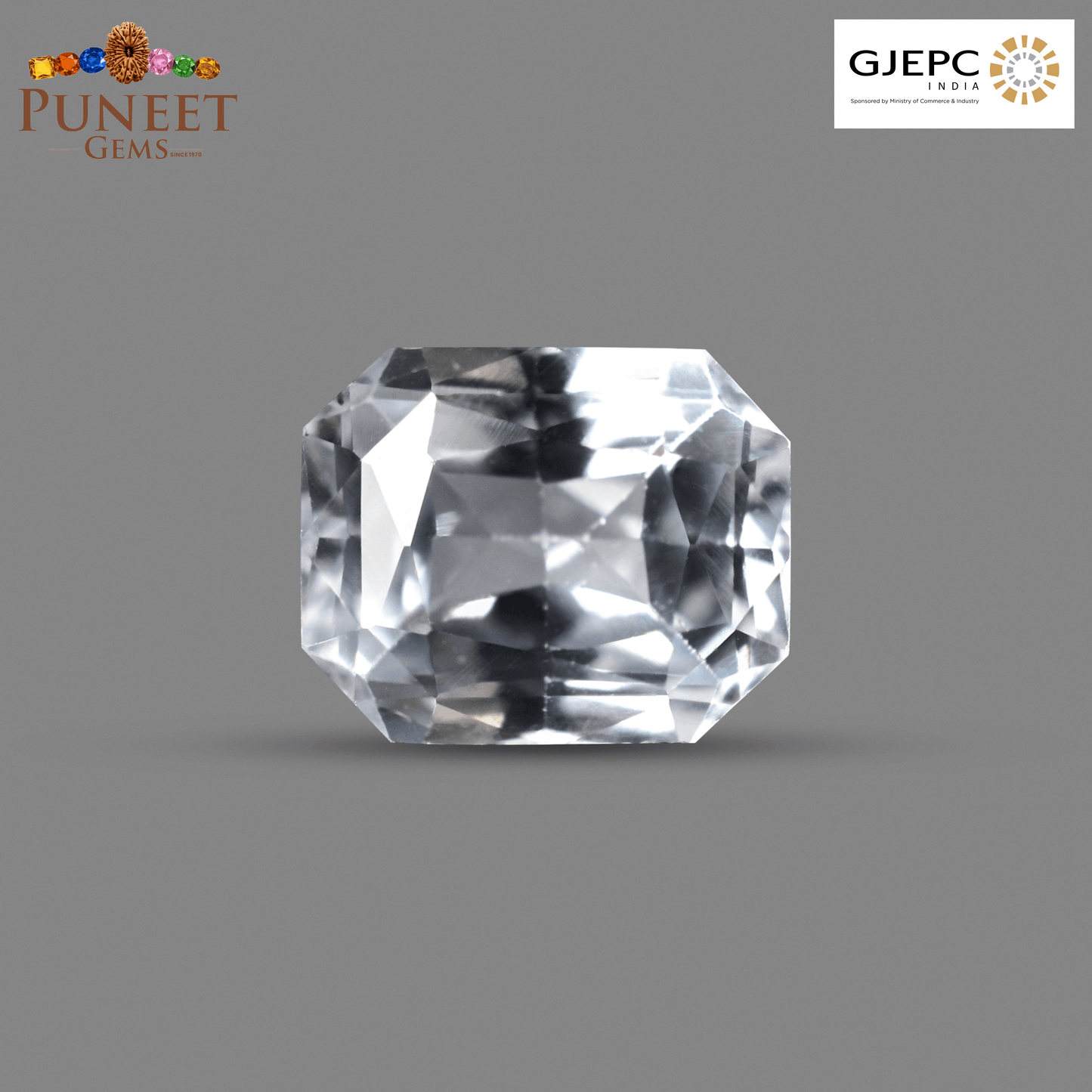 Natural White Sapphire 2.12 Ct – Certified Gemstone