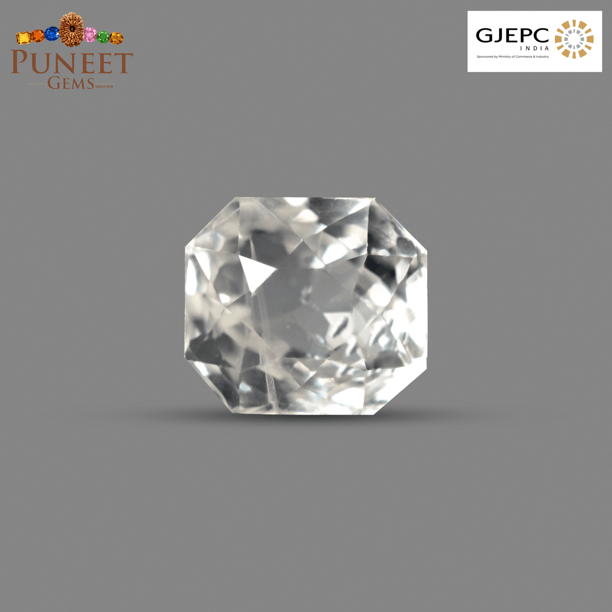 Natural White Sapphire 2.41 Ct – Certified Gemstone