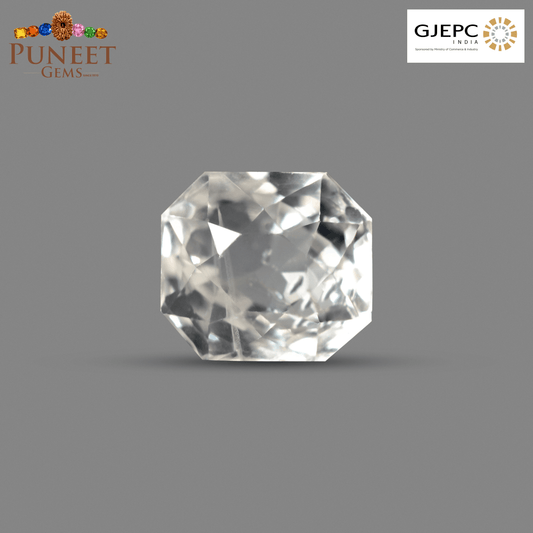 Natural White Sapphire 2.41 Ct – Certified Gemstone