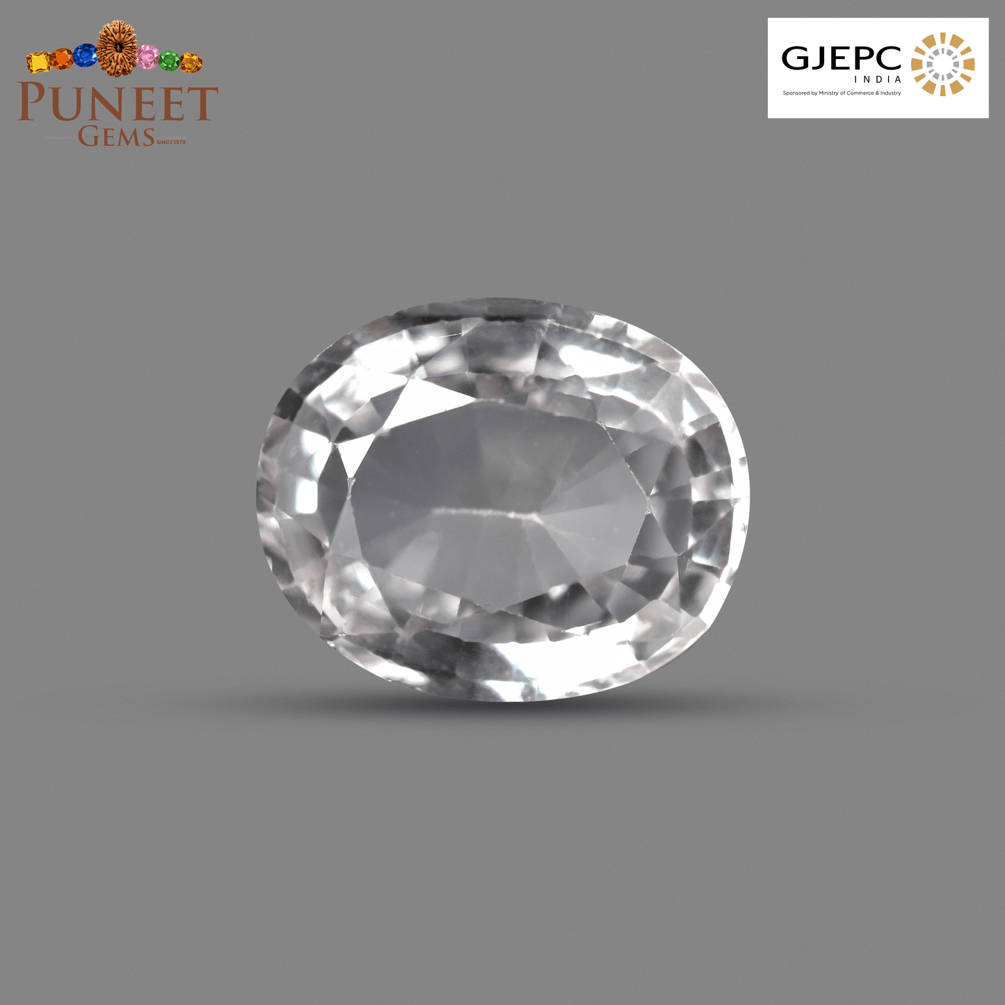 Natural White Sapphire 2.71 Ct – Certified Gemstone