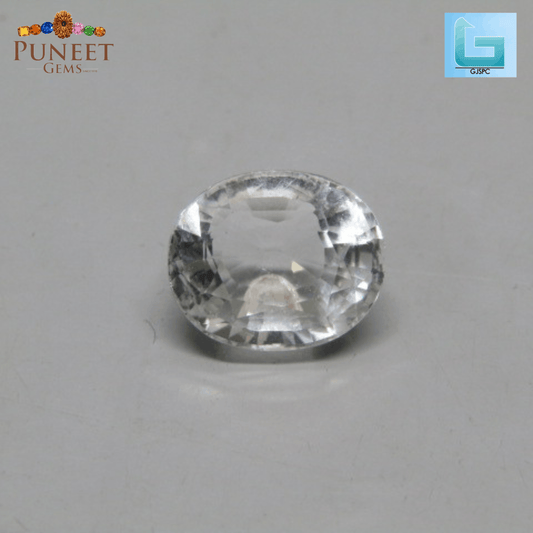 Natural White Topaz 9.31 Ct – Certified Gemstone