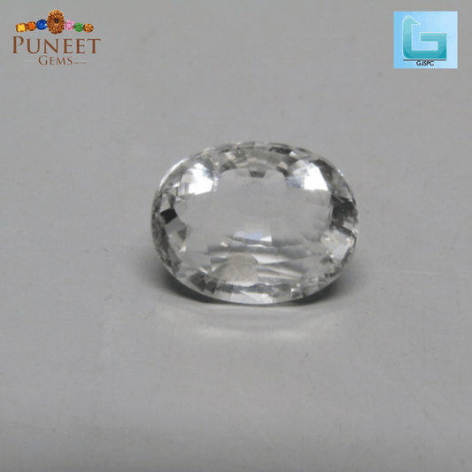 Natural White Topaz 6.50 Ct – Certified Gemstone