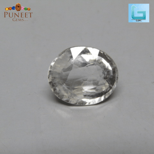 Natural White Topaz 8.02 Ct – Certified Gemstone