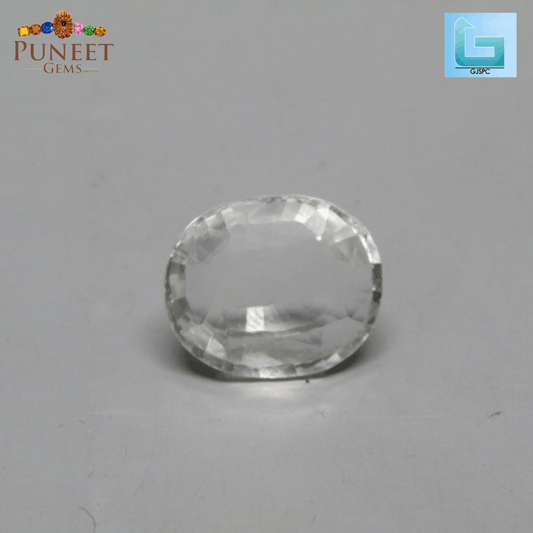 Natural White Topaz 6.22 Ct – Certified Gemstone