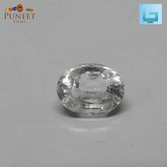 Natural White Topaz 5.47 Ct – Certified Gemstone