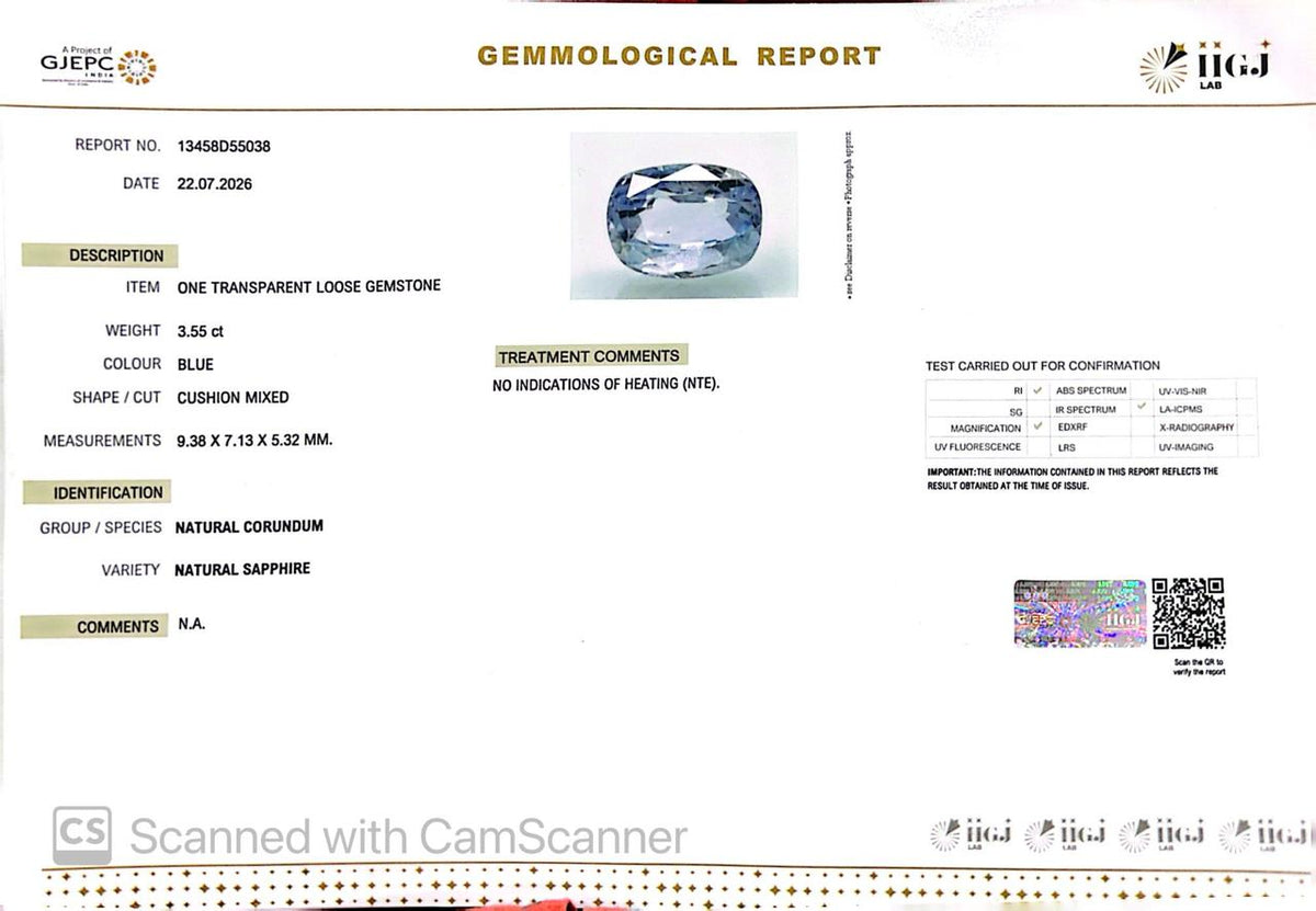 Pitambari Gems – Dual Power of Jupiter & Saturn in One Divine Stone 3.55 CT