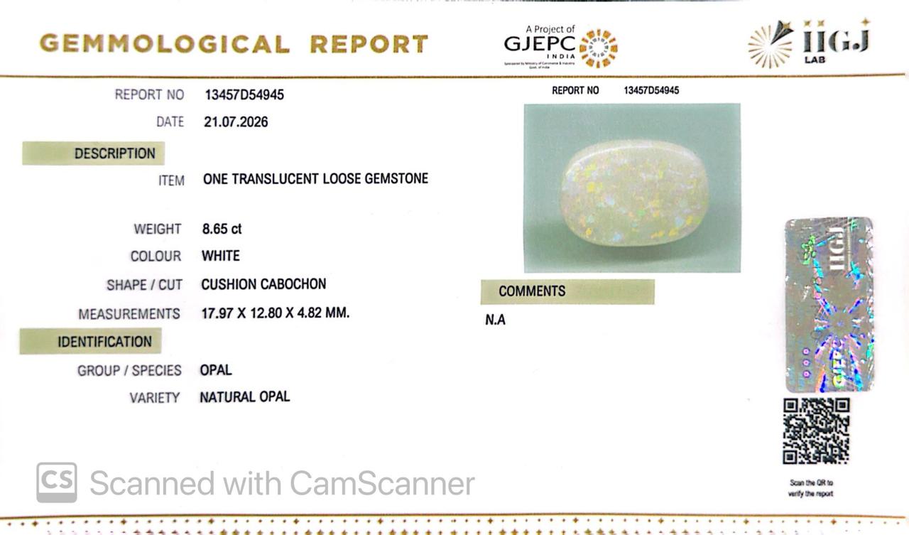 Natural Australian Opal 8.65CT