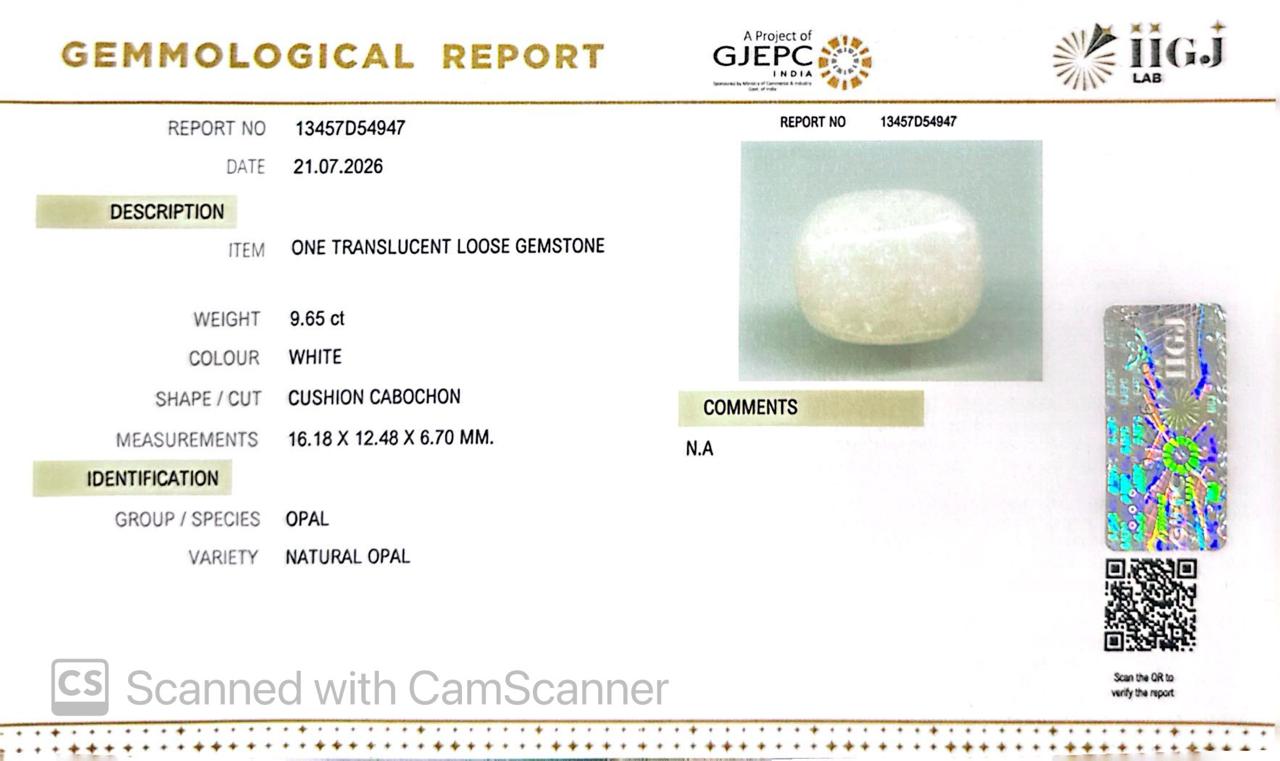 Natural Australian Opal 9.65CT