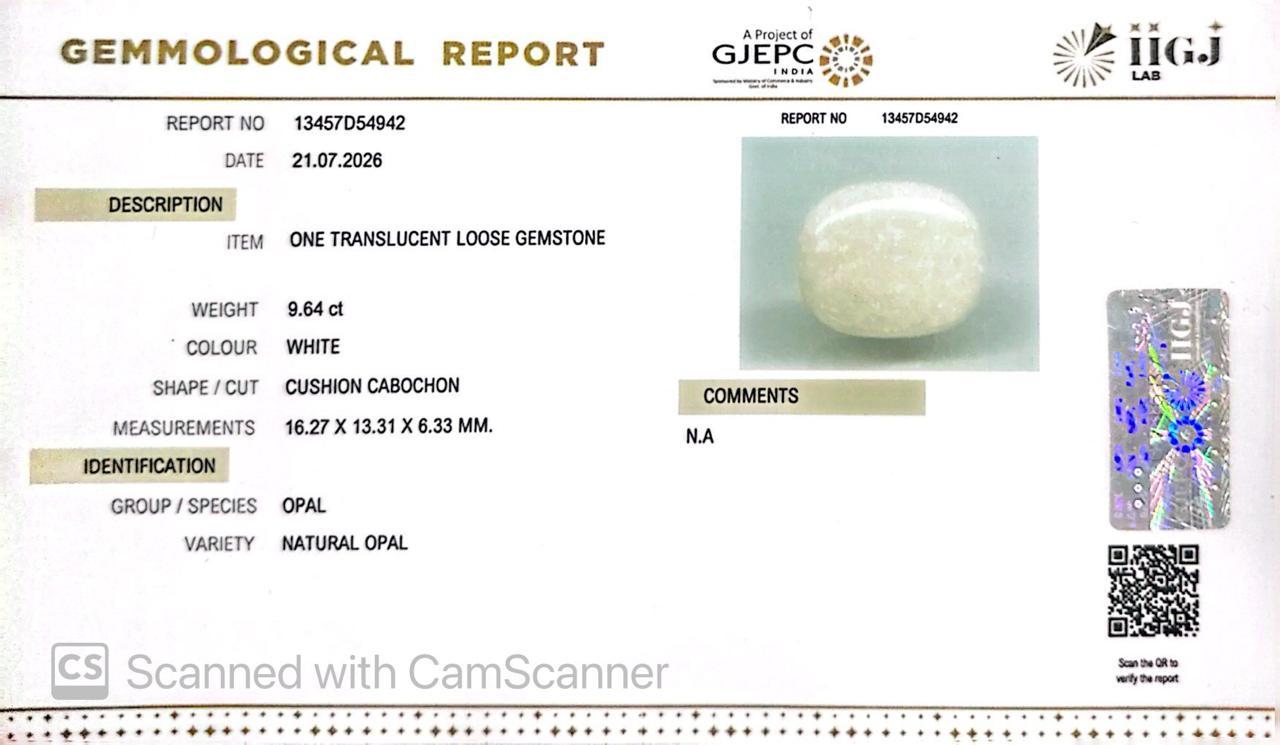 Natural Australian Opal 9.64CT